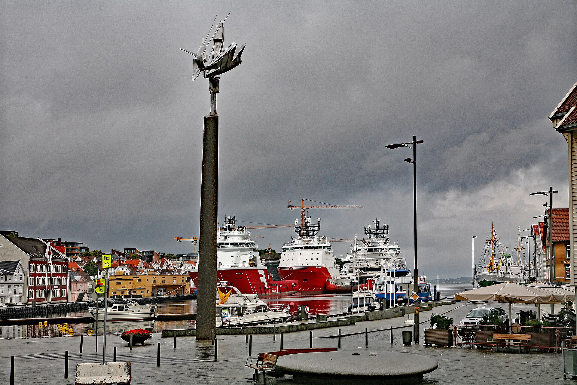 Stavanger harbour restaurant Norway