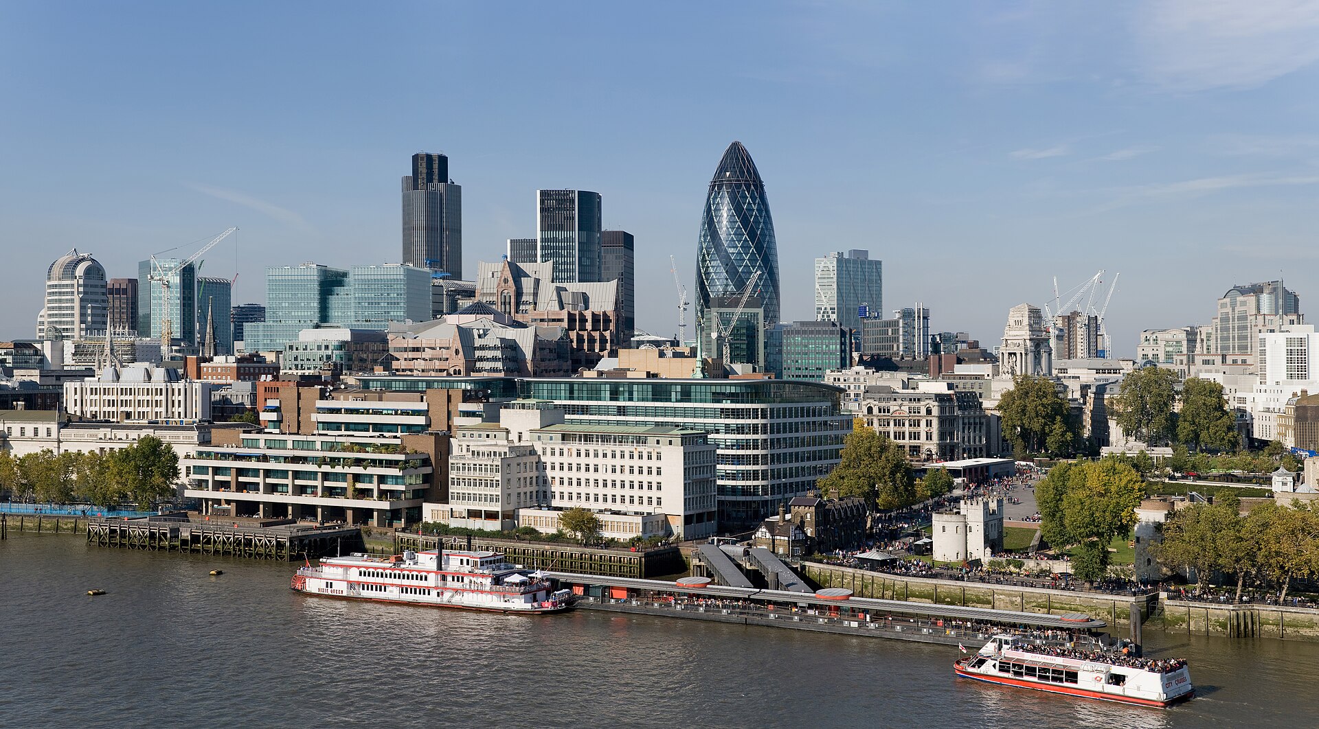 London Thames skyline