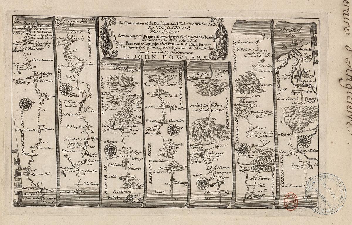 traveller with map planning